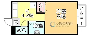 パナハイツ諏訪【2階】の間取り