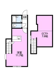 ロイヤルヒルズ駅南【2階】の間取り