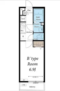 リブリ・赤塚パルル【2階】の間取り