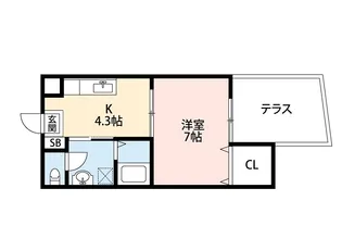 ピコットV【2階】の間取り
