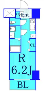 メイクスデザイン川崎【4階】の間取り