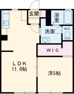 アドバンテージ B【1階】の間取り