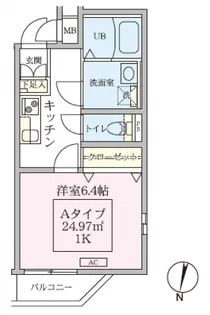 スカイルーチェ南浦和【4階】の間取り