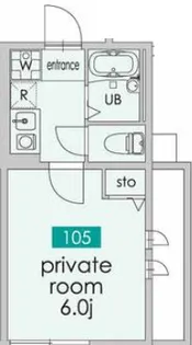 ville中落合【1階】の間取り