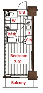 ガーラ・リバースクエア横濱南【3階】の間取り
