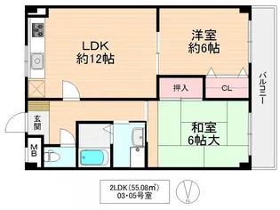 コンフォートアベニュー【2階】の間取り