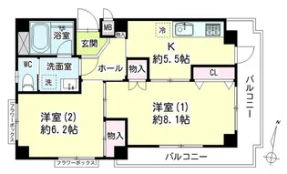 アーバングリーン金森【2階】の間取り