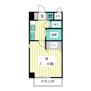 リバーサイド広路【3階】の間取り