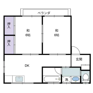 ブレア青葉A【2階】の間取り