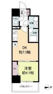 RISING Maison本町橋(旧レオンコンフォート本町橋)【3階】の間取り