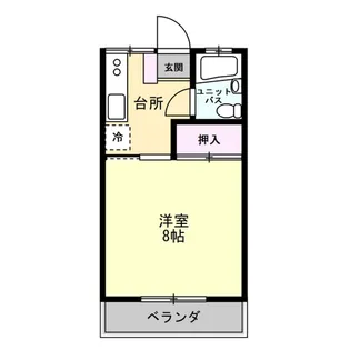 ユリーズプラザ【1階】の間取り