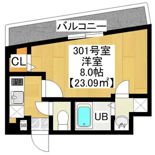 Grandrhythm MAKUHARI【3階】の間取り