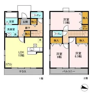 アルファタウン天王台の間取り