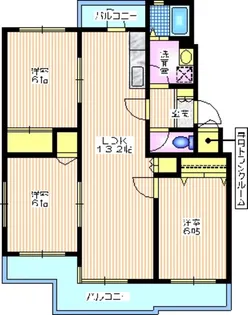 ハビタスミヤタ【3階】の間取り