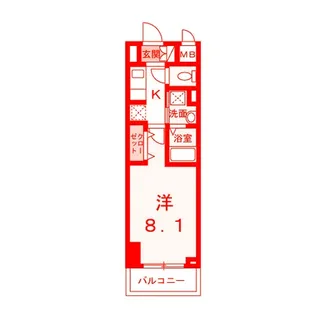 スアヴィス平塚八千代【11階】の間取り