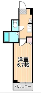 グランクオール青井WEST【1階】の間取り