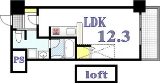 グランドポレストーネ大手町弐番館【6階】の間取り