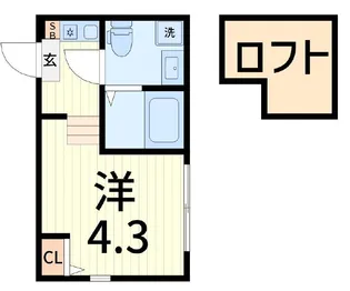 ハーモニーテラス金町【1階】の間取り