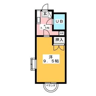 RIVAGE UEDA【1階】の間取り