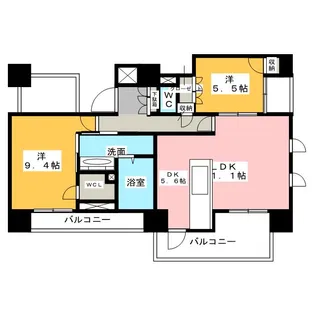 プライムメゾン御器所【2階】の間取り