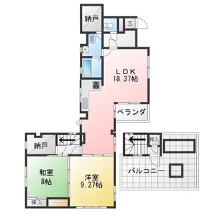 大須Mハイツ【2階】の間取り