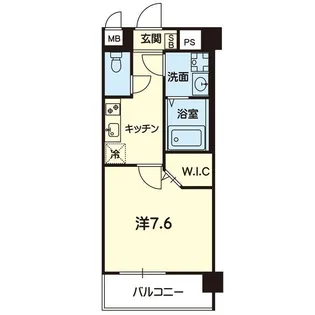 QueenRich大津【3階】の間取り