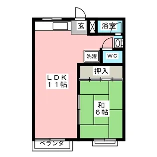 ヴィラこんどう【2階】の間取り