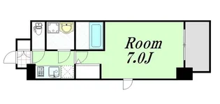 エスプレイス江坂レジデンス【3階】の間取り