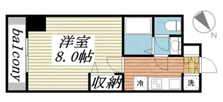 メゾン・ド・ヴィレ日本橋浜町【2階】の間取り