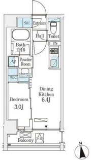 イプセ碑文谷【3階】の間取り