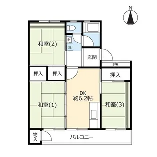 UR西上尾第一【2階】の間取り