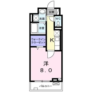プランタン2【2階】の間取り