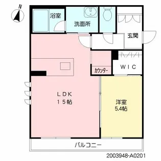 シャーメゾン平成【2階】の間取り
