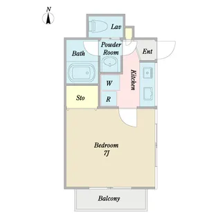メゾン・ルミネス【1階】の間取り