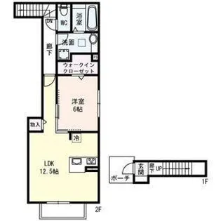 ネオスペース大日【1階】の間取り