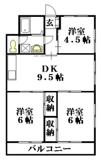 西尾ビル【4階】の間取り