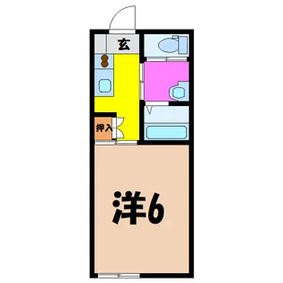 Luan本町(熊谷市本町)【1階】の間取り