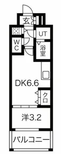 THE GARNET MILLENNIUM KYOTO 九条烏丸【6階】の間取り