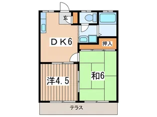 ラストハイム【1階】の間取り