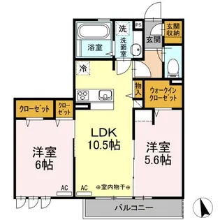 コンフォート プラス・T【3階】の間取り