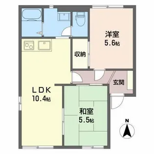 プライブ C棟【1階】の間取り