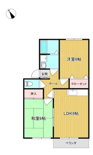 楠・サンフラワー【2階】の間取り