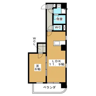 HAMA OASIS【4階】の間取り