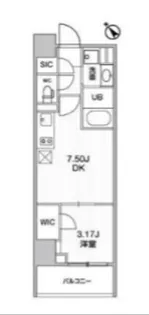 シーズンフラッツ柿の木坂【5階】の間取り