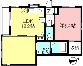 メゾンヴェール【1階】の間取り