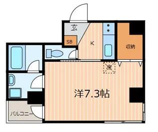 グロース横浜【9階】の間取り