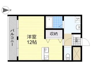 ベルドミール2番館【2階】の間取り