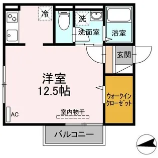 ル・ヴァン・クレール B棟【2階】の間取り