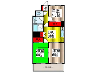 ゆざわマンション【3階】の間取り