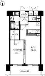 スカール桜城【7階】の間取り